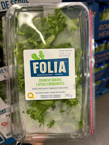 Folia Crunchy Greens - 1 x 340 Grams